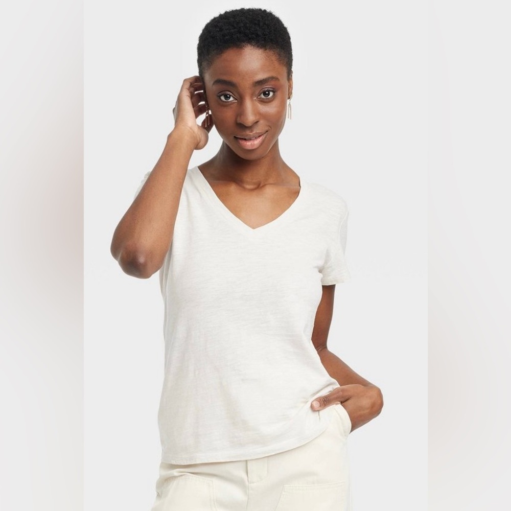 Universal Standard V Neck Tee